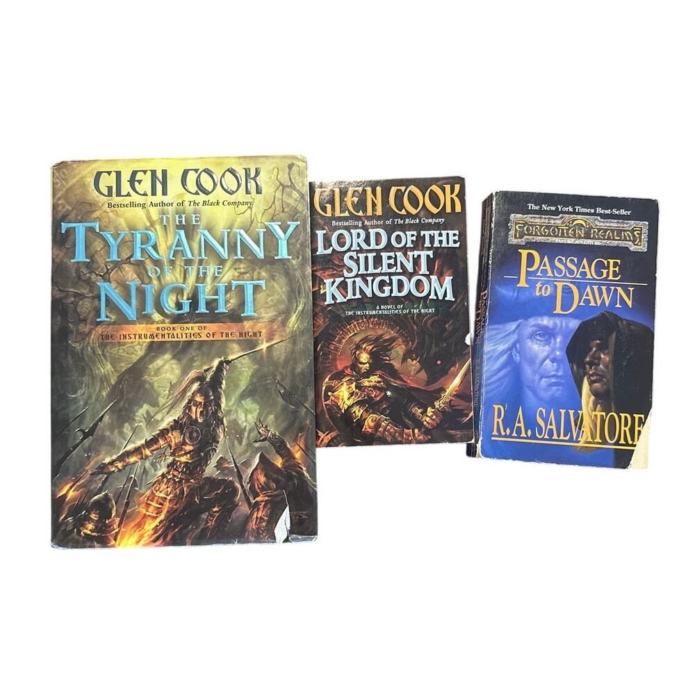 Fantasy Bundle – Glen Cook + R.A. Salvatore (3‑Book Set)